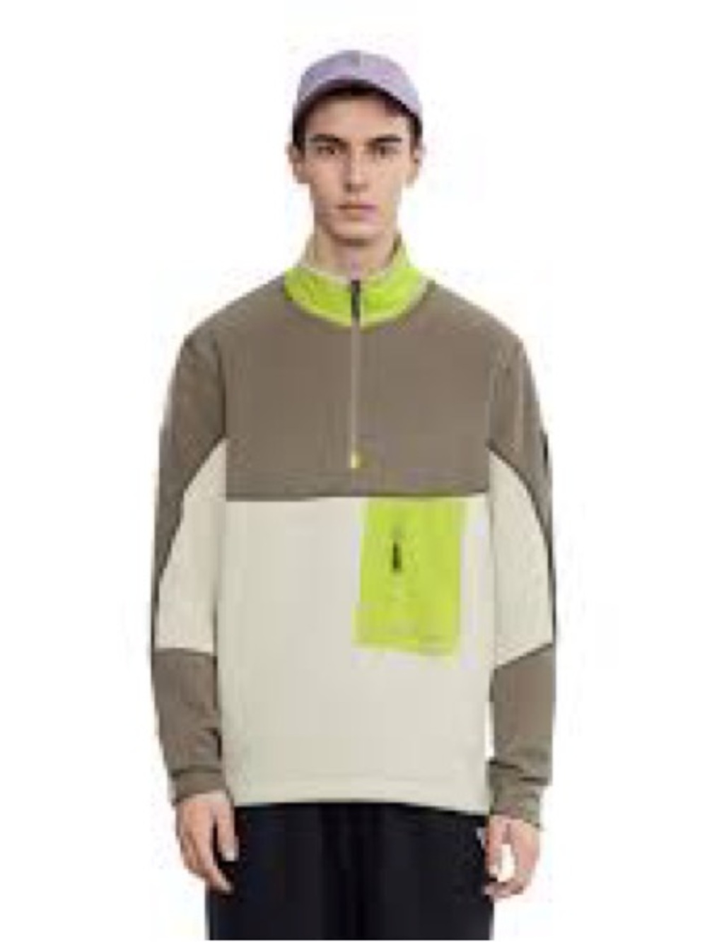 Arc'teryx Men's Faraday Half Zip Fleece Pullover Olive Tan Large